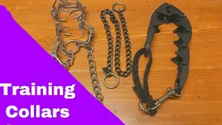 Training Collars. Prong, Starmark & Choke chains.