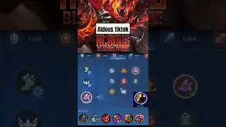 setingan emblem dan build aldous #aldous#viral