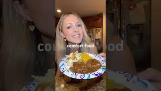Comfort Food || Hamburger Steak & Creamy Mashed Potatoes || #comfortfood