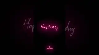 Happy Birthday | Neno Lyrics | Viral Video | Black Screen Video .