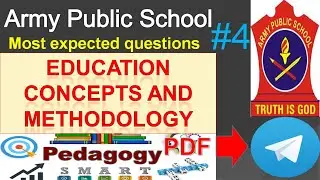 CDP for APS || Psychology for APS || Pedagogy for APS || APS 2020 || AWES part 4