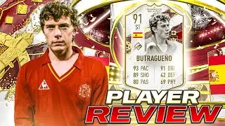 😳91 WORLD CUP ICON BUTRAGUENO PLAYER REVIEW - FIFA 23 ULTIMATE TEAM