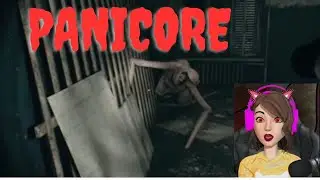 Slender man's mom?!! PANICORE - LADDER ESCAPE[SOLO] EASY MODE