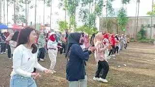 Senam bersama HUT RI Tahun 2025