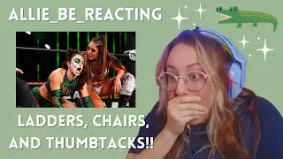 ladders, chairs, and .... thumbtacks !?!?! | reacting to even more wild wrestling videos !!