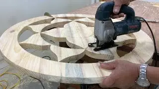 Amazing Wood Artwork!!! // Very Unique Wooden Table Design Ideas