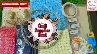 Craft Supplies Haul | what did I purchased with my youtube revenue by FeelBox