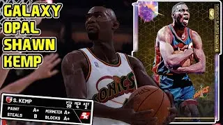 GALAXY OPAL SHAWN KEMP GAMEPLAY! PLAYING AGAINST OFFBALL SWEATY! NBA 2k19 MyTEAM
