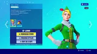 *NEW* SNOWBELL SKIN IN FORTNITE! (POLAR LEGENDS SET)