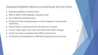 Performance Measure Reporting: Explaining Household Eligibility and Proof of Housing Documentation