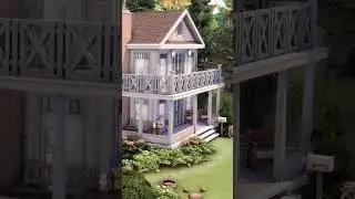 BRINDLENTON BAY BEACH HOUSE 🏡 Base Game and Cats & Dogs | The Sims 4