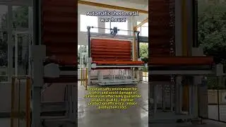 Automatic Sheet Metal Warehouse Automated Sheet Metal Storage System#lasercutting #storagesolutions