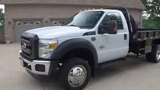 West TN 2015 Ford F550 Cab Chasis XL 6 7L Diesel Flat Bed Truck used for sale info www sunsetmotors