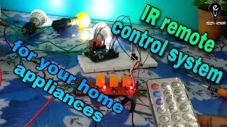 Home Automation using arduino ir remote control sensor || IR remote with Arduino 