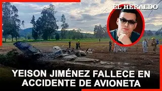 Las im&aacute;genes del accidente a&eacute;reo en el que muri&oacute; el cantante Yeison Jim&eacute;nez e integrantes del equipo