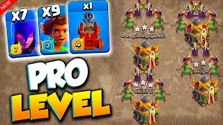 Th16 Attack Strategy With New Root Rider + Witch - Best Th16 Attack in Clash Of Clans