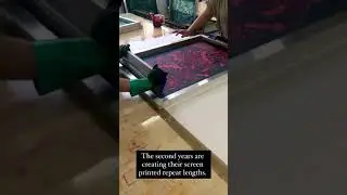 BA Textile Design student tour | Screen printing