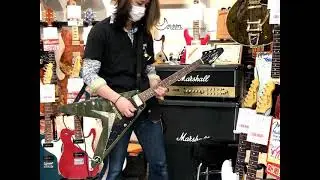 Epiphone Original Collection Flying V Olive Drab Green #21041530477 Tone Check