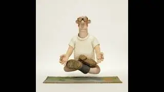 Farmer Yoga Lotus Position Fart - Shaun the Sheep #shorts