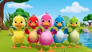 Five little ducks | 5 little ducks song | kids rhyme | kids song