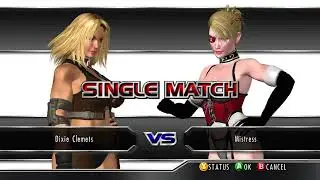 Rumble Roses XX | NSFW | Dixie Clements | Exhibition PvE | Grind to become the RR Champion