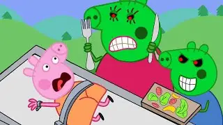 Peppa Pig Zombie Apocalypse, Peppa Turn Into Zombie ?? | Peppa Pig Funny Animation