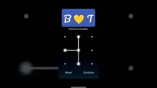 Pattern of BT Love 💛💛💛...#lockscreen #pattern #love #lock #couples