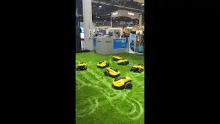 Robot Lawnmower Army at CES 2026