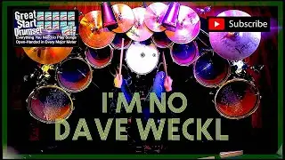 I'm No Dave Weckl - Mirrored Kit Minute: Linear Squared - LARRY LONDON #drums #daveweckl #music #top