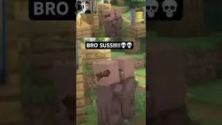 BRO SUS!!! 💀 #minecraft #gaming #minecraftmemes #minecraftshaders #minecraftletsplay #shorts