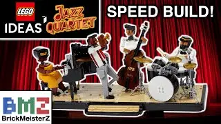 LEGO Ideas Jazz Quartet Speed Build!