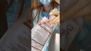 Полный комплект СИЗ и хирургические перчатки ASMR #медицинскийосмотр #хирургическиеперчатки #медс...