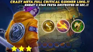 FULL CC CRITICAL.!! GUNNER LING.!! MAGIC CHESS MOBILE LEGENDS