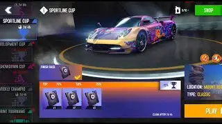 Asphalt 8 Sportline Cup 🌟 54:8xx Mount Teide Pagani Huayra BC ⚡ #7EGOO Asphalt 8 Update 77