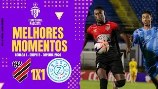 MELHORES MOMENTOS ATHLETICO-PR 1x1 OSASCO-SP – RODADA 1 – GRUPO 5 – COPINHA 2026 – 03/01/26