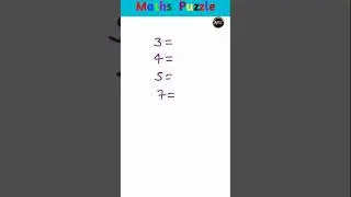 🤓 Maths Puzzle 🧩 🤔 #shorts #puzzle #magicalgame