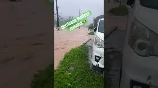 Hurricane Melissa😳 #jamaica #category5 #hurricanemelissa #jamaica #floodnews
