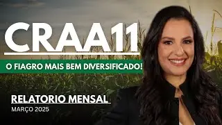 #CRAA11 - HIGH GRADE E DIVERSIFICADO!