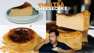 Cheesecake VIRAL THAILAND Thai Tea Flavor | Creamy & Very Fragrant