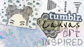 ✖ D.I.Y Tumblr Inspired Canvas Art ✖