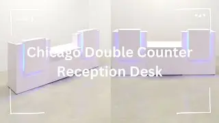 Chicago Double Counter And ADA Compliant Custom Reception Desk
