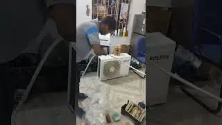 #Lloyd refrigerator Cooling coil change open piping #fastcooling #sarvice
