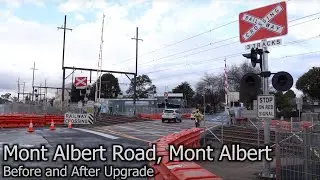 Mont Albert Road, Mont Albert, Vic | Removed Railway Crossing | Before, After & After Upgrade