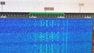 31.975 MHz FM Datalink French EPAR Traffic Lighting Control Waveform - 25 May 2023 [Via G8JNJ SDR]