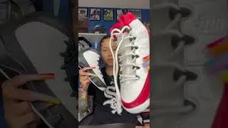 which JORDAN 9s you choosing? PLAYOFFS or GYM RED??? #sneaker #sneakerheads #versus #jordans #9s