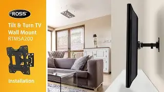 📺 How to Install RTMSA200 ROSS Tilt & Turn TV Wall Mount | Step-by-Step Guide