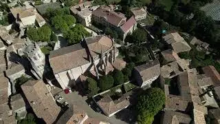 Drone Tour of Viviers, France