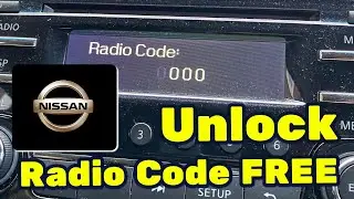 How To Get Your Nissan Radio Code For Free | Nissan Radio Code UNLOCKED