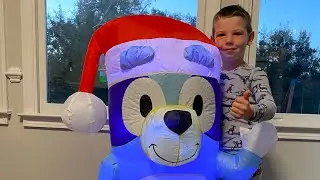 NEW 2023 BLUEY Christmas Inflatable #review #unboxing #athomestore #gemmy #christmasinflatables