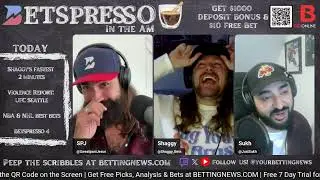 BETSPRESSO IN THE AM | Saturday CBB, UFC Seattle, NHL & NBA Best Bets | Powered by BetOnline